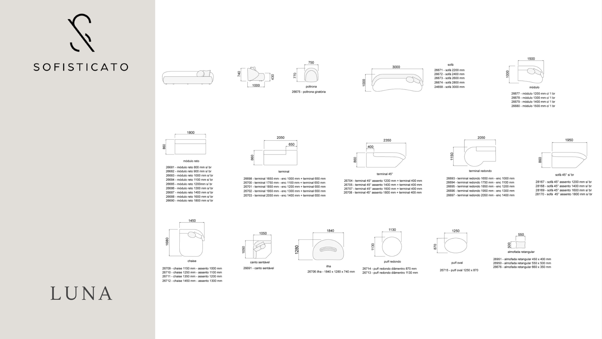 Sofá Luna